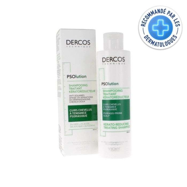 DERCOS - Vichy dercos psolution shampoing traitant keratoreducteur 200ml