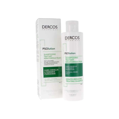 DERCOS - Vichy dercos psolution shampoing traitant keratoreducteur 200ml