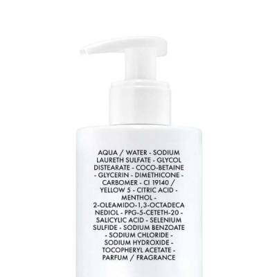DERCOS - Vichy dercos shampooing anti pelliculaire selinium clinical cheveux normaux a gras 390 ml