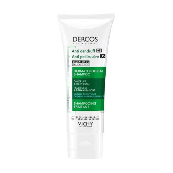 DERCOS - Vichy dercos shampooing anti pelliculaire cheveux normaux a gras 95 ml