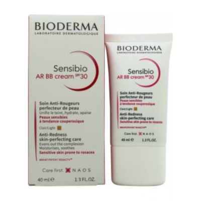 BIODERMA - Sensibio ar bb cream clair soin anti rougeurs spf30 perfecteur de peau 40 ml