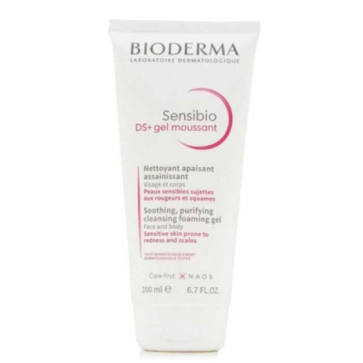 BIODERMA - Sensibio ds+ gel moussant nettoyant apaisant 200 ml visage et corps