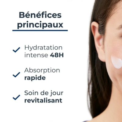 EUCERIN - Urea repair creme visage peau seche 5 % d'uree 50 ml